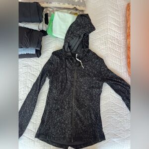 Black/Grey Nulu Define Jacket with Hood 
Size 8